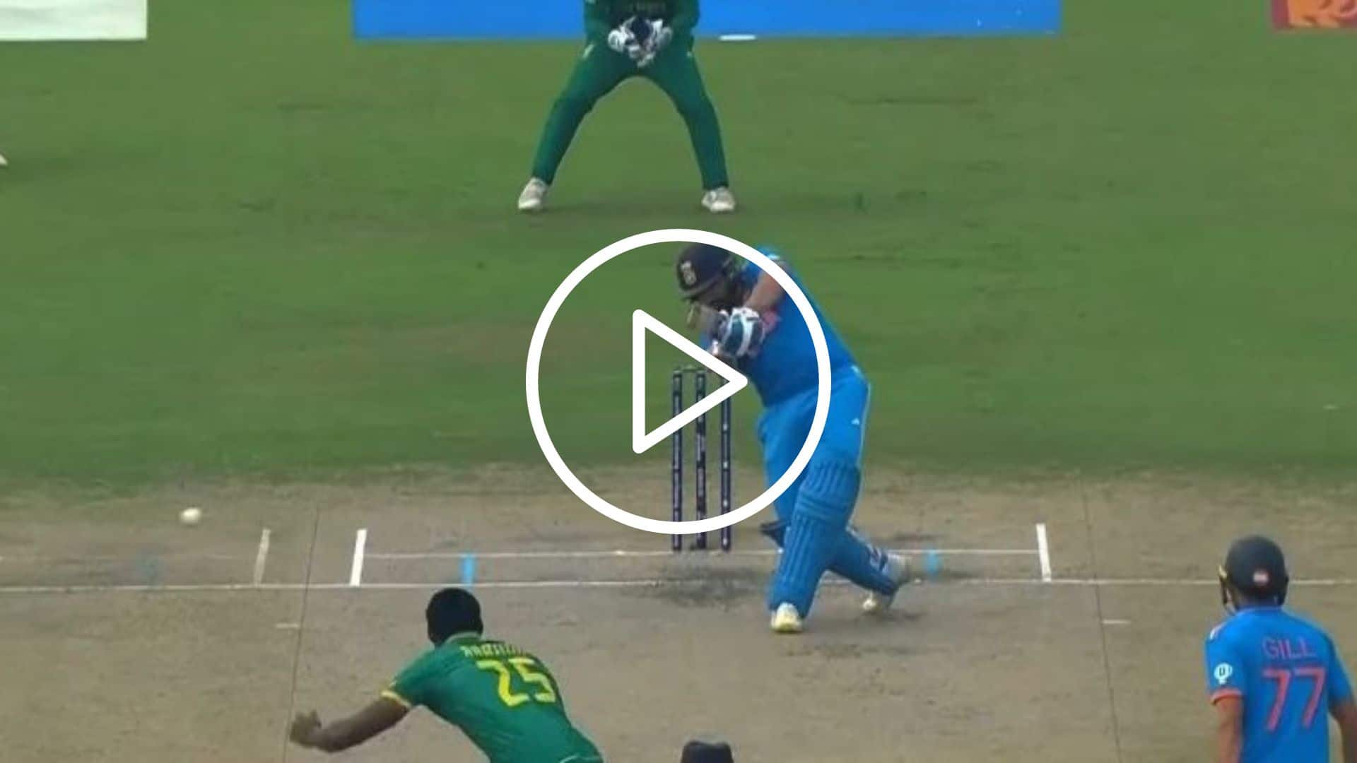 [Watch] Kagiso Rabada Stuns India With 'Massive Wicket' Of Rohit Sharma At Eden Gardens